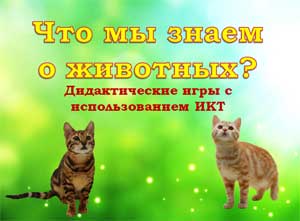 Презентация Что мы знаем о животных? Дидактические игры с использованием ИКТ.
