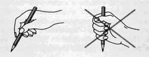Как научить ребенка правильно держать карандаш