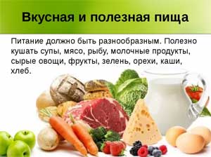 Конспект занятия по развитию речи на тему «Вкусная и здоровая пища.